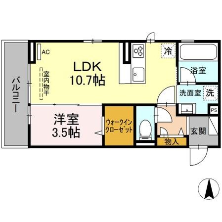 フェリエ6　の物件間取画像